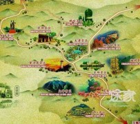 大竹景点地图(长沙景点地图)
